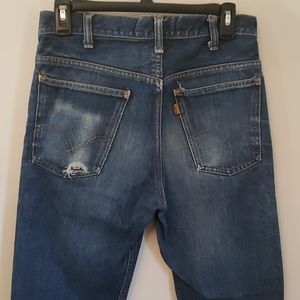 Vintage orange label Levis